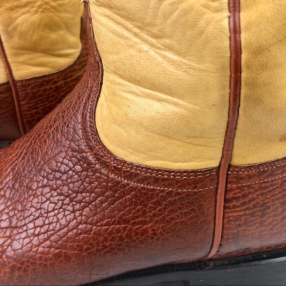 Men’s Lucchese 2000 Boots Leather Western Sz 9.5 D - Picture 3 of 8